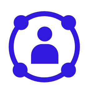 青い人のアイコン