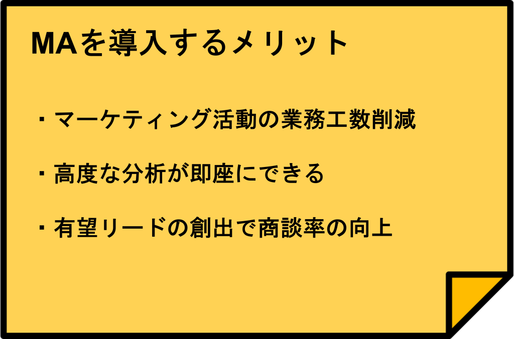 MAを導入するメリット